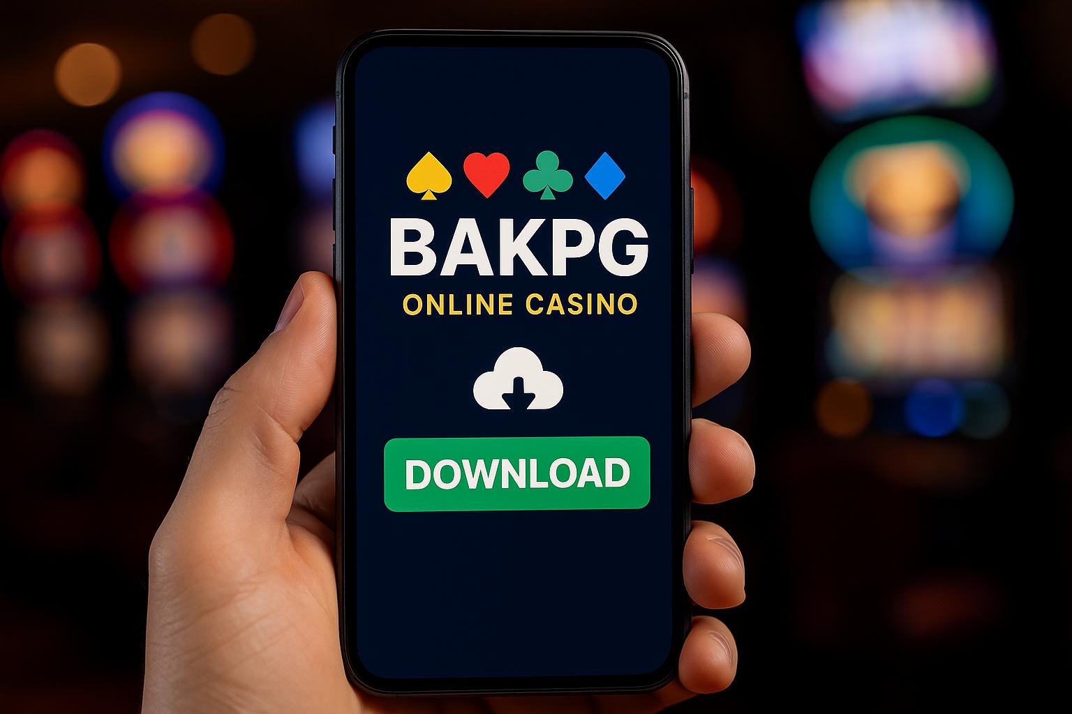Baixar o BAKPG Cassino App