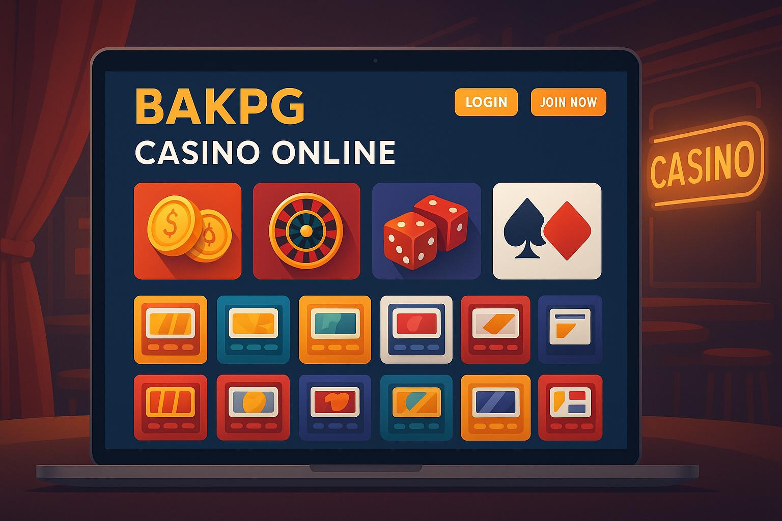 Jogos de cassino online BAKPG