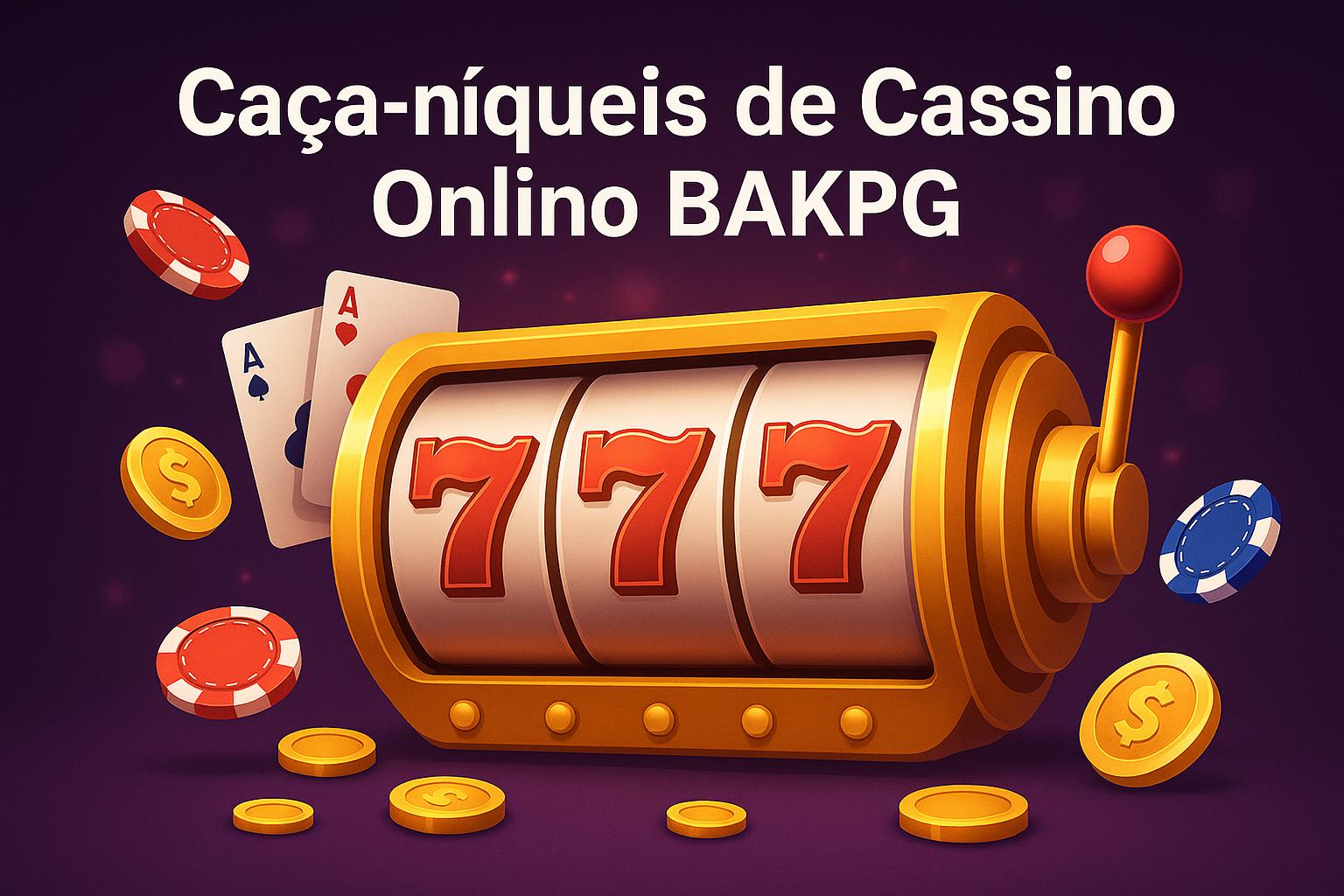 Explore o mundo das slot machines no BAKPG Casino
